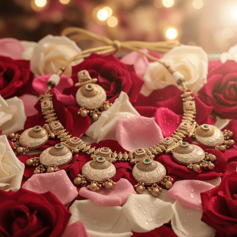 Romantic Rose Petal Setting